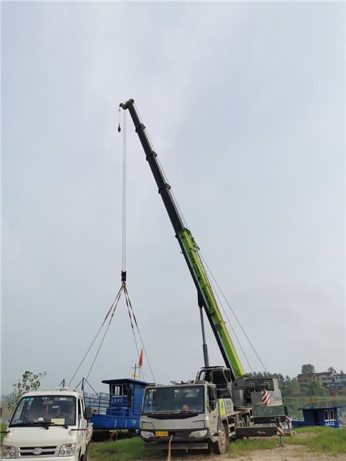 晋城市桥梁建设吊装案例